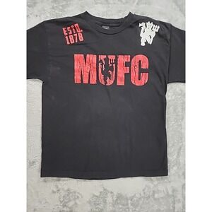 Manchester United T-Shirt Mens Large MUFC Soccer Man U Devils‎ Futbol Logo
